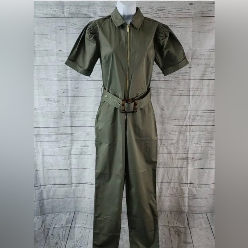 WeWoreWhat olive green jumpsuit